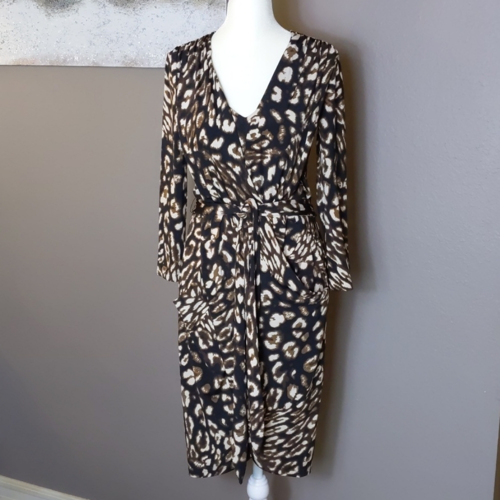 BCBG leopard print dress
